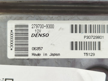 2007 Volvo V40 PCM Engine Control Computer ECU ECM PCU OEM P/N:279700-9300 Fits Fits 2006 2008 2009 2010 2011 2012 2013 OEM Used Auto Parts