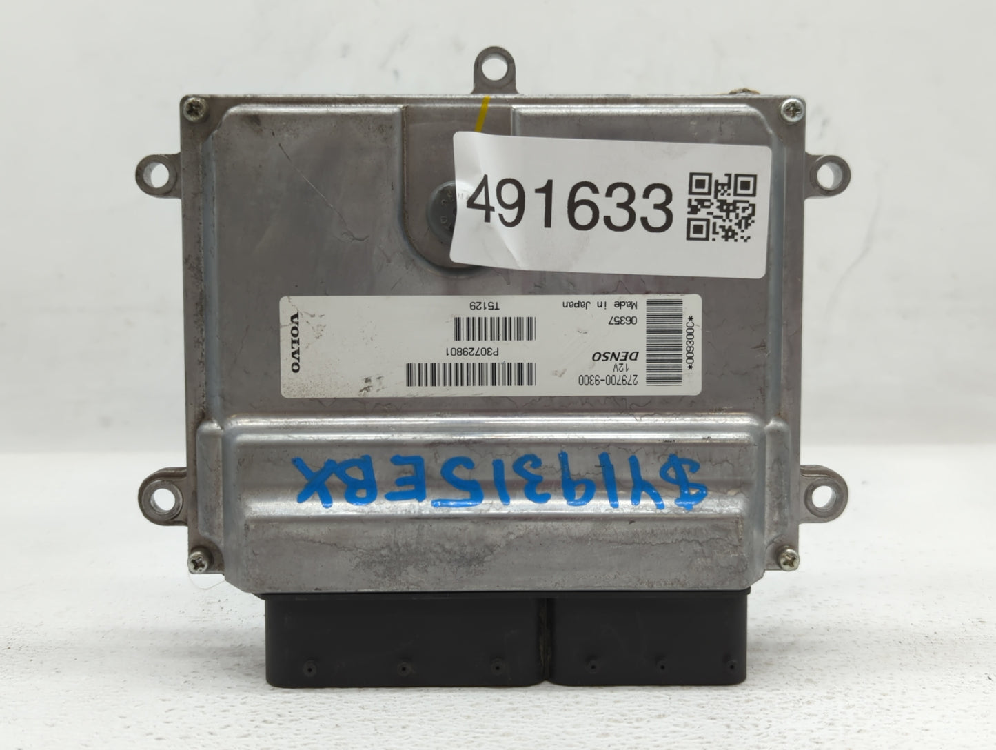 2007 Volvo V40 PCM Engine Control Computer ECU ECM PCU OEM P/N:279700-9300 Fits Fits 2006 2008 2009 2010 2011 2012 2013 OEM 