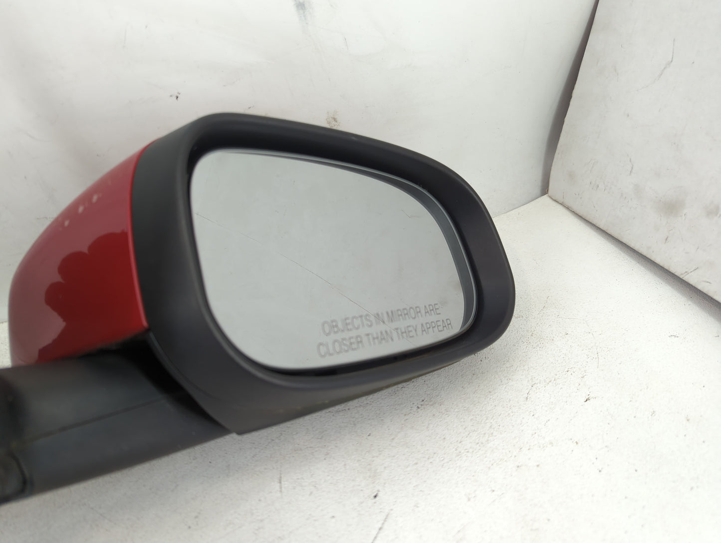 2007 Volvo V40 Passenger Right Side View Manual Door Mirror Red - Oemusedautoparts1.com