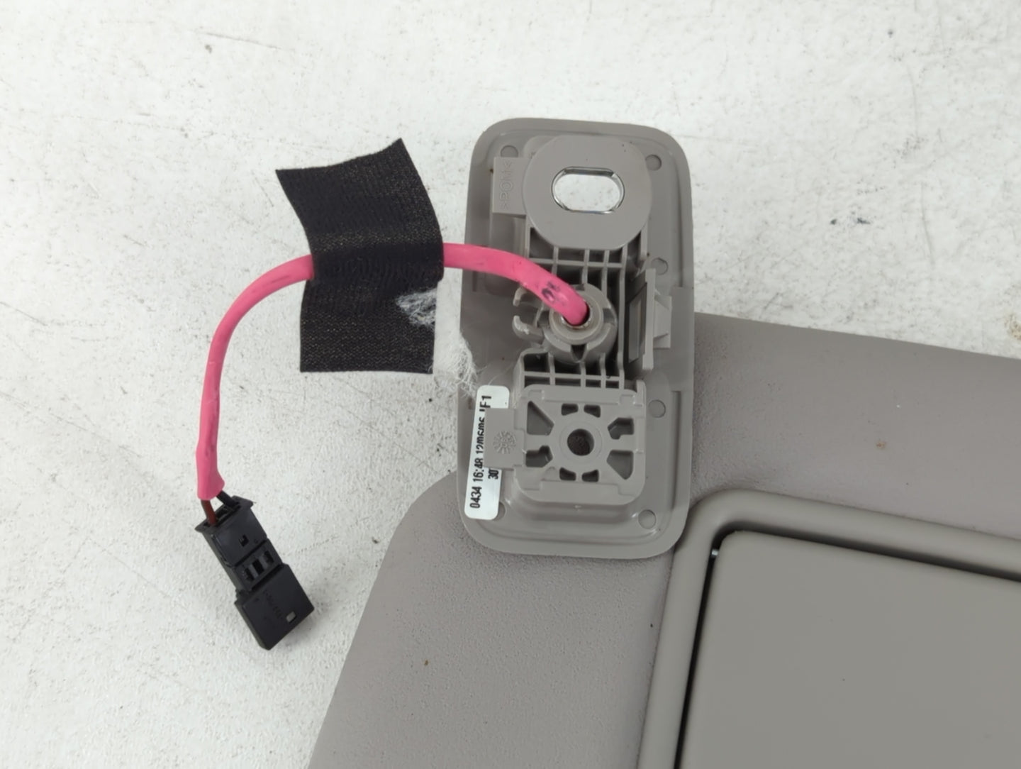 2007 Volvo V40 Sun Visor Shade Replacement Driver Left Mirror Fits Fits 2008 2009 2010 2011 OEM Used Auto Parts - Oemusedaut