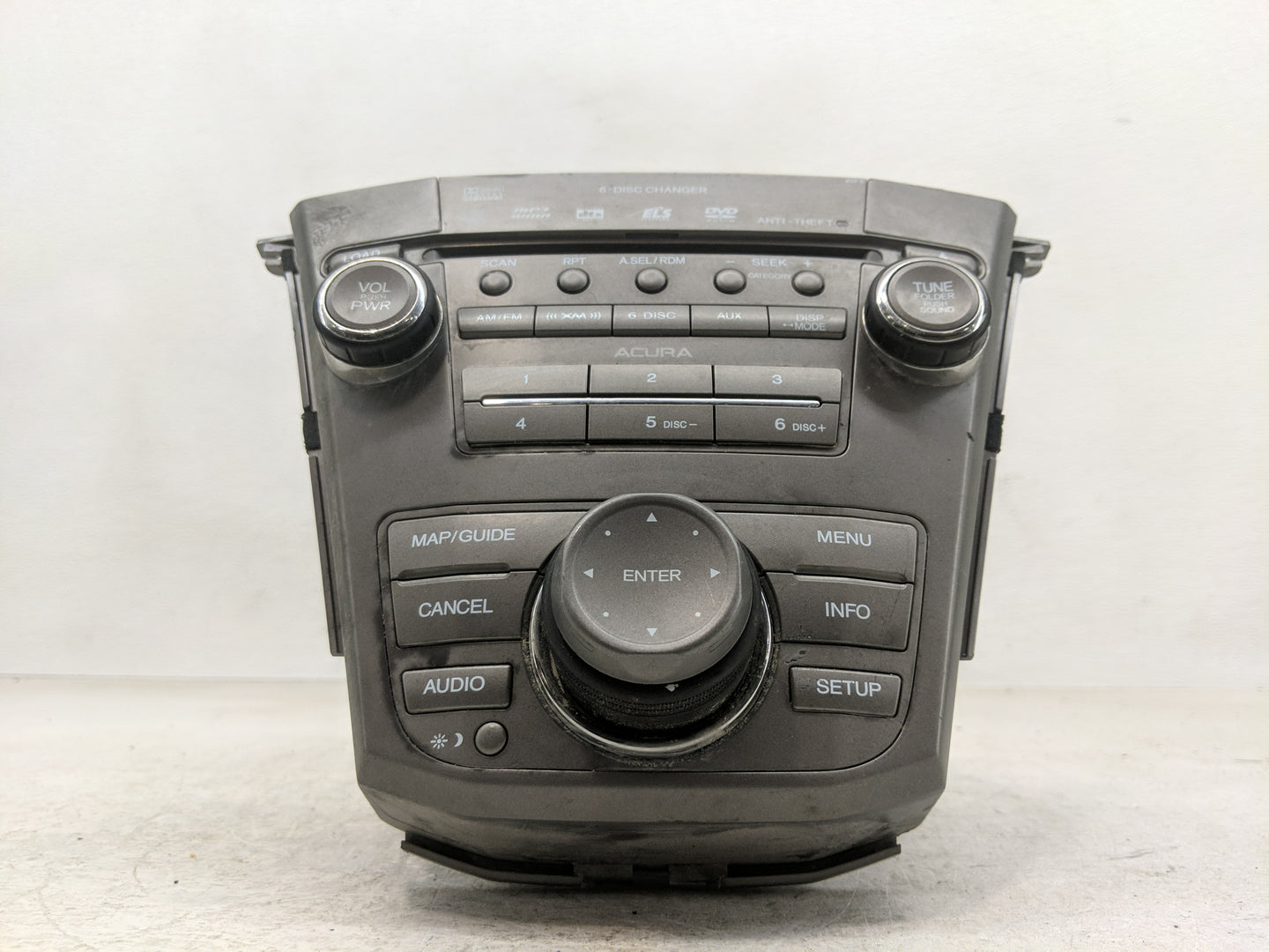 2007-2009 Acura Mdx Radio AM FM Cd Player Receiver Replacement P/N:39101-STX-A330-M1 Fits Fits 2007 2008 2009 OEM Used Auto 