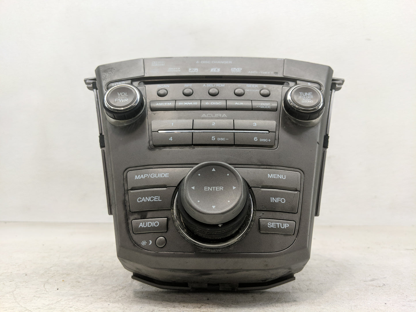 2007-2009 Acura Mdx Radio AM FM Cd Player Receiver Replacement P/N:39101-STX-A330-M1 Fits Fits 2007 2008 2009 OEM Used Auto 