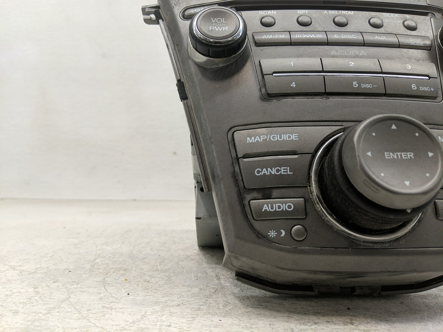 2007-2009 Acura Mdx Radio AM FM Cd Player Receiver Replacement P/N:39101-STX-A330-M1 Fits Fits 2007 2008 2009 OEM Used Auto 
