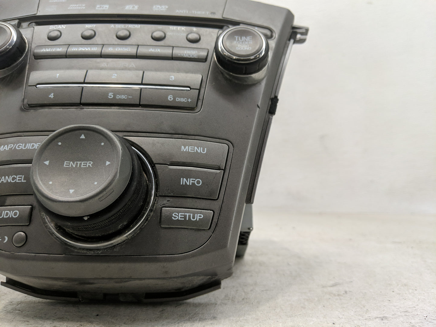 2007-2009 Acura Mdx Radio AM FM Cd Player Receiver Replacement P/N:39101-STX-A330-M1 Fits Fits 2007 2008 2009 OEM Used Auto 
