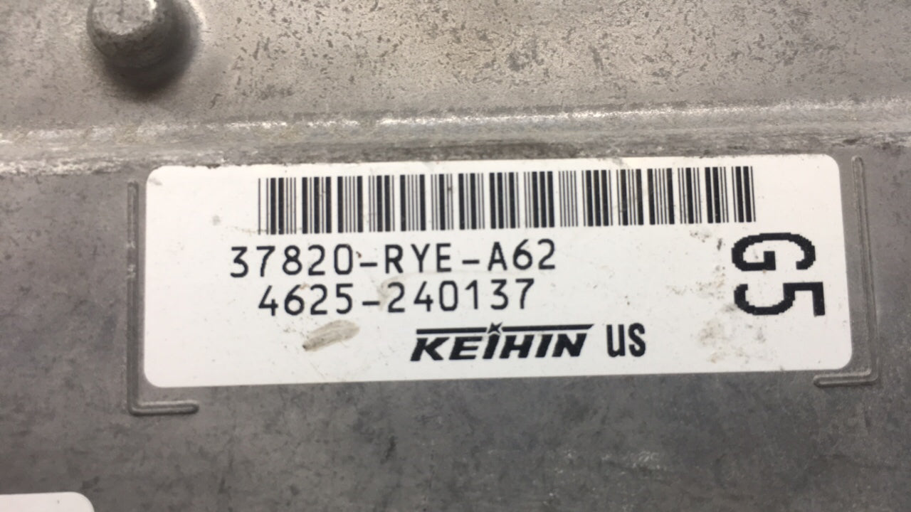 2008-2009 Acura Mdx PCM Engine Control Computer ECU ECM PCU OEM P/N:37820-RYE-A62 Fits Fits 2008 2009 OEM Used Auto Parts - 