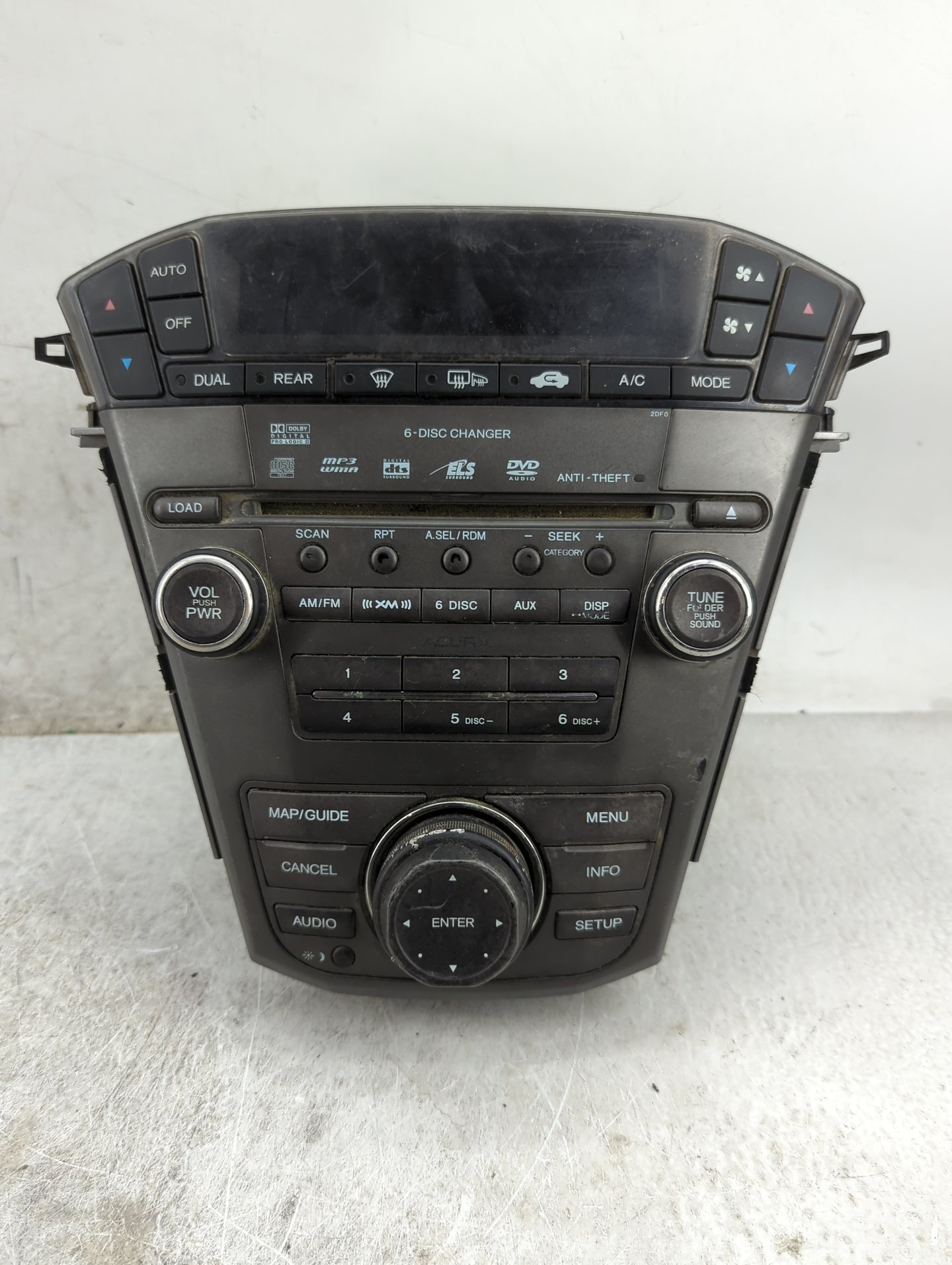 2007-2009 Acura Mdx Radio AM FM Cd Player Receiver Replacement P/N:39101-STX-A350-M1 HF838AB Fits Fits 2007 2008 2009 OEM Us