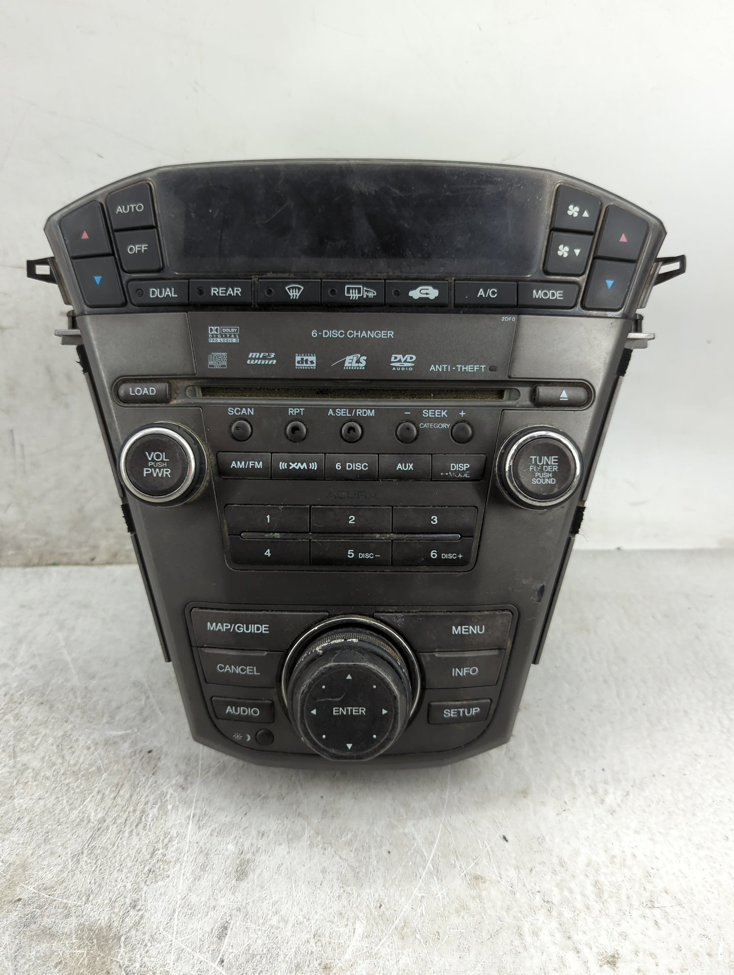 2007-2009 Acura Mdx Radio AM FM Cd Player Receiver Replacement P/N:39101-STX-A350-M1 HF838AB Fits Fits 2007 2008 2009 OEM Us