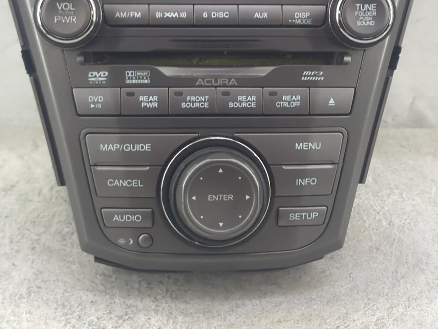 2007-2009 Acura Mdx Radio AM FM Cd Player Receiver Replacement P/N:39101-STX-A420-M1 HF937AB Fits Fits 2007 2008 2009 OEM Us