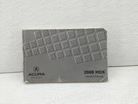 2008 Acura Mdx Owners Manual Book Guide OEM Used Auto Parts - Oemusedautoparts1.com