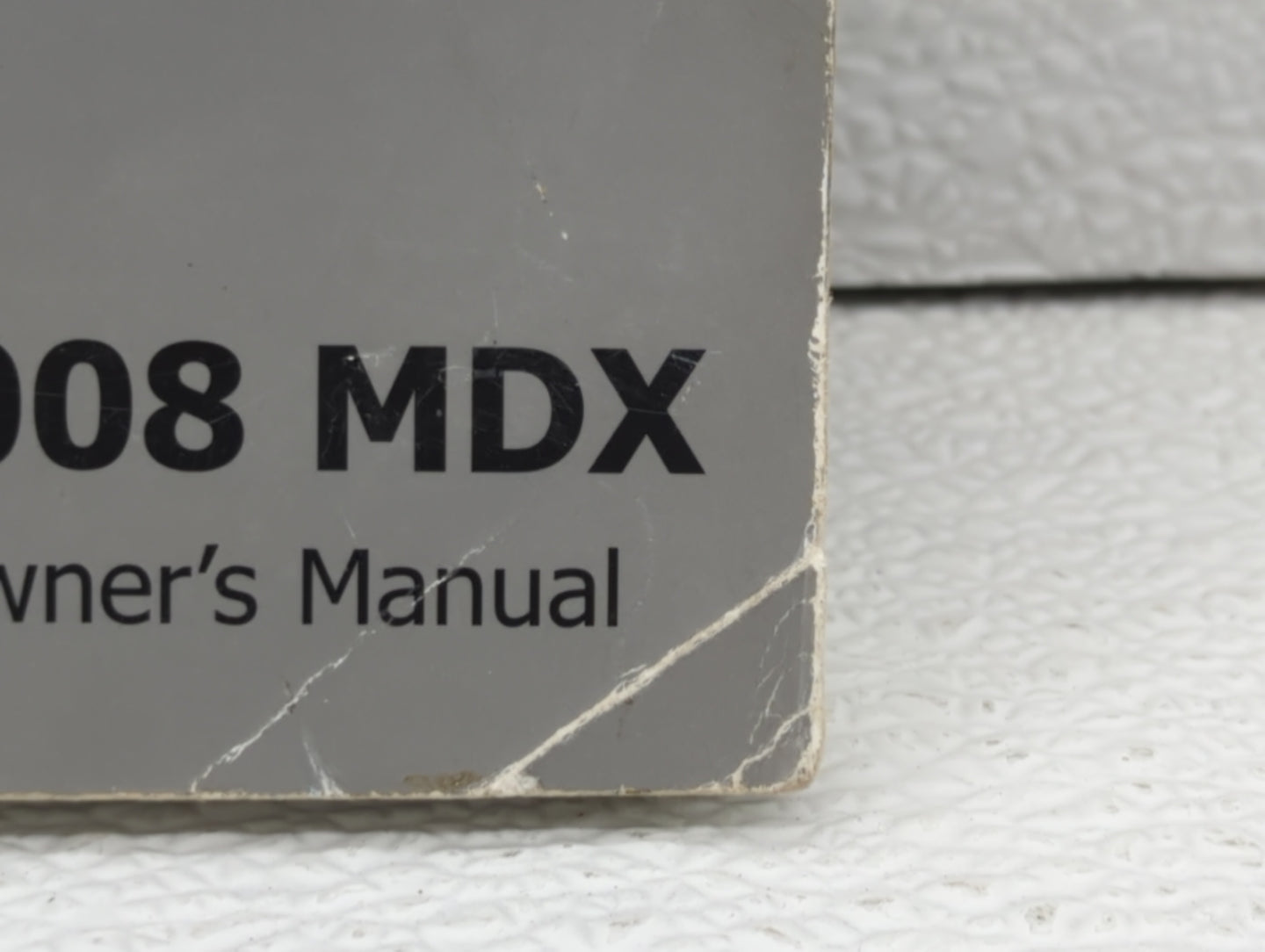 2008 Acura Mdx Owners Manual Book Guide OEM Used Auto Parts - Oemusedautoparts1.com