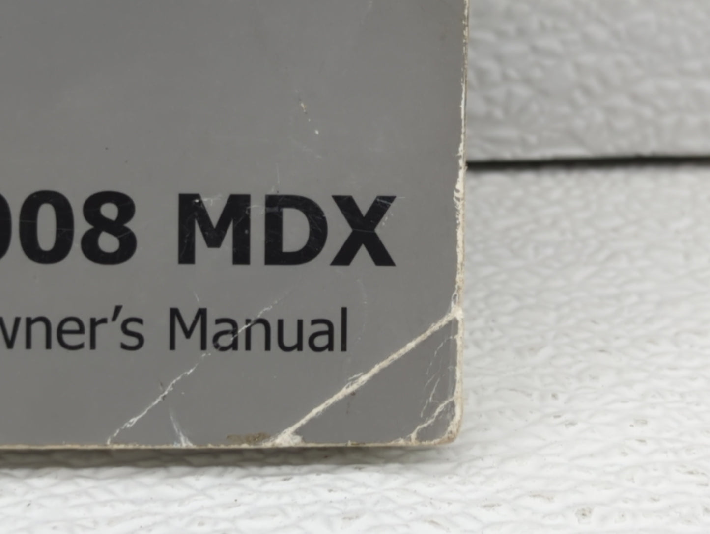 2008 Acura Mdx Owners Manual Book Guide OEM Used Auto Parts - Oemusedautoparts1.com