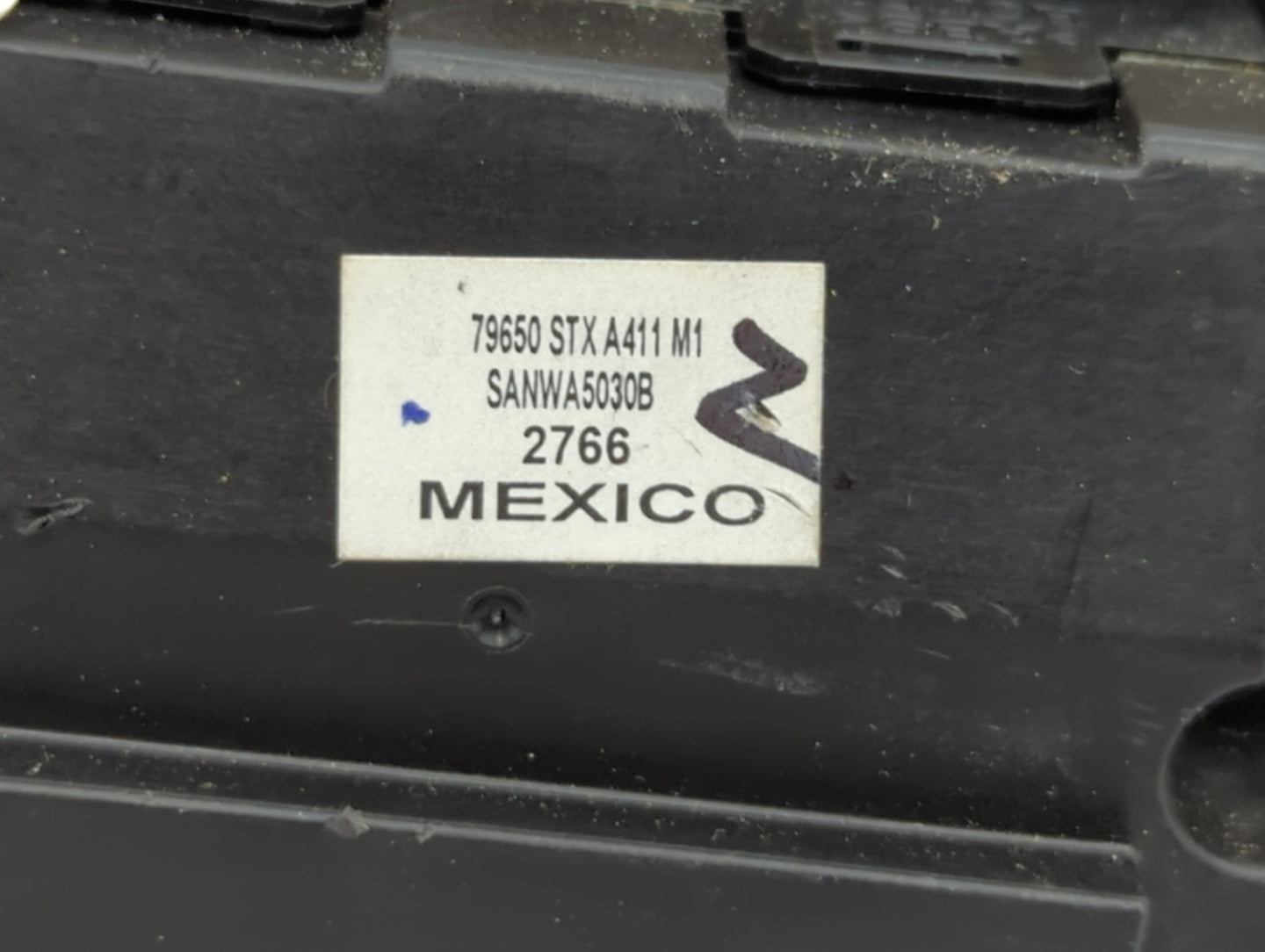 2007-2009 Acura Mdx Climate Control Module Temperature AC/Heater Replacement P/N:79650-STX-A411-M1 Fits Fits 2007 2008 2009 