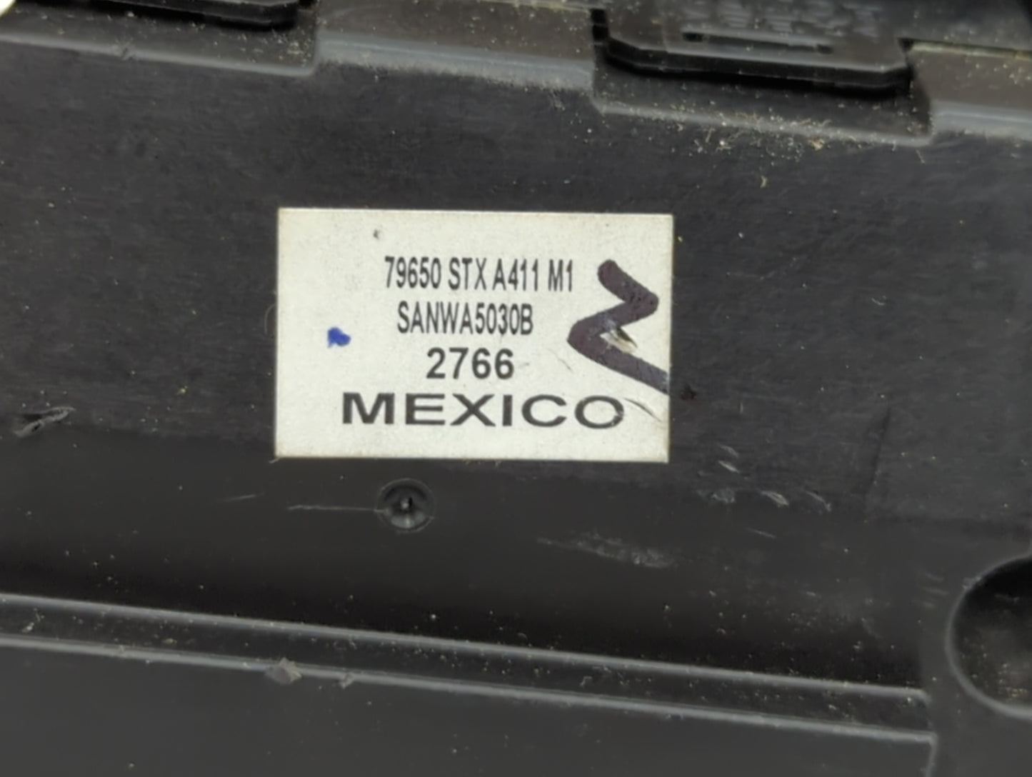 2007-2009 Acura Mdx Climate Control Module Temperature AC/Heater Replacement P/N:79650-STX-A411-M1 Fits Fits 2007 2008 2009 