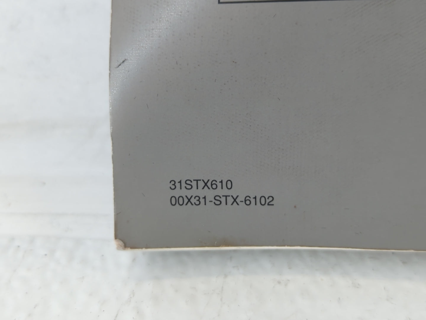 2008 Acura Mdx Owners Manual Book Guide P/N:00X31-STX-6102 31STX610 OEM Used Auto Parts - Oemusedautoparts1.com