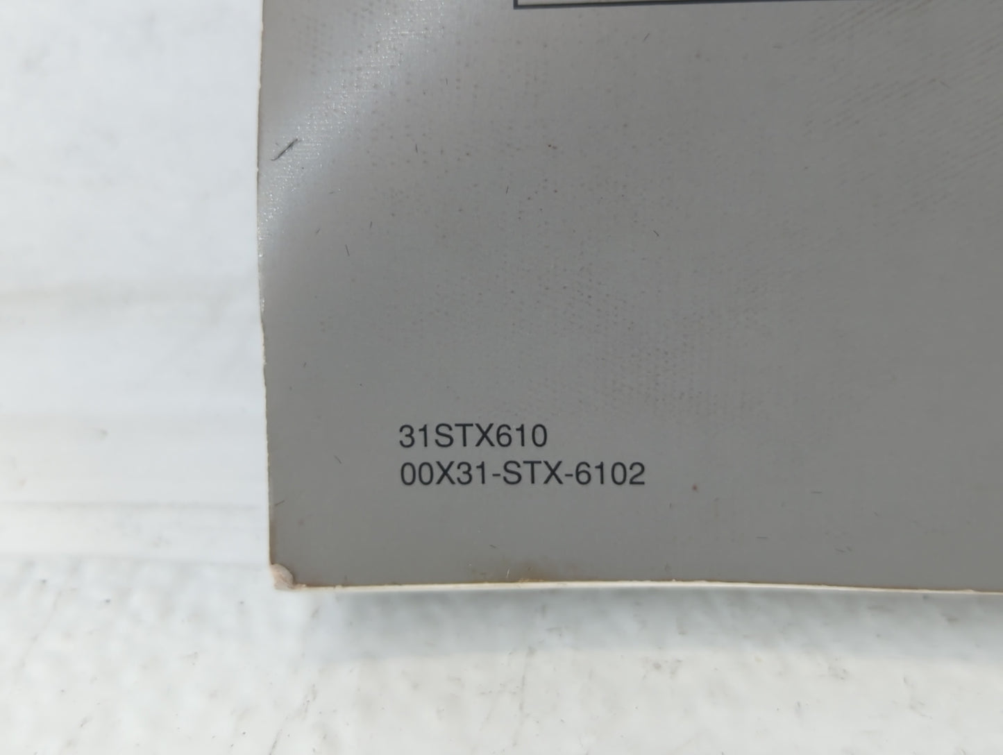 2008 Acura Mdx Owners Manual Book Guide P/N:00X31-STX-6102 31STX610 OEM Used Auto Parts - Oemusedautoparts1.com