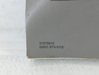 2008 Acura Mdx Owners Manual Book Guide P/N:00X31-STX-6102 31STX610 OEM Used Auto Parts - Oemusedautoparts1.com