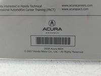 2008 Acura Mdx Owners Manual Book Guide P/N:00X31-STX-6102 31STX610 OEM Used Auto Parts - Oemusedautoparts1.com
