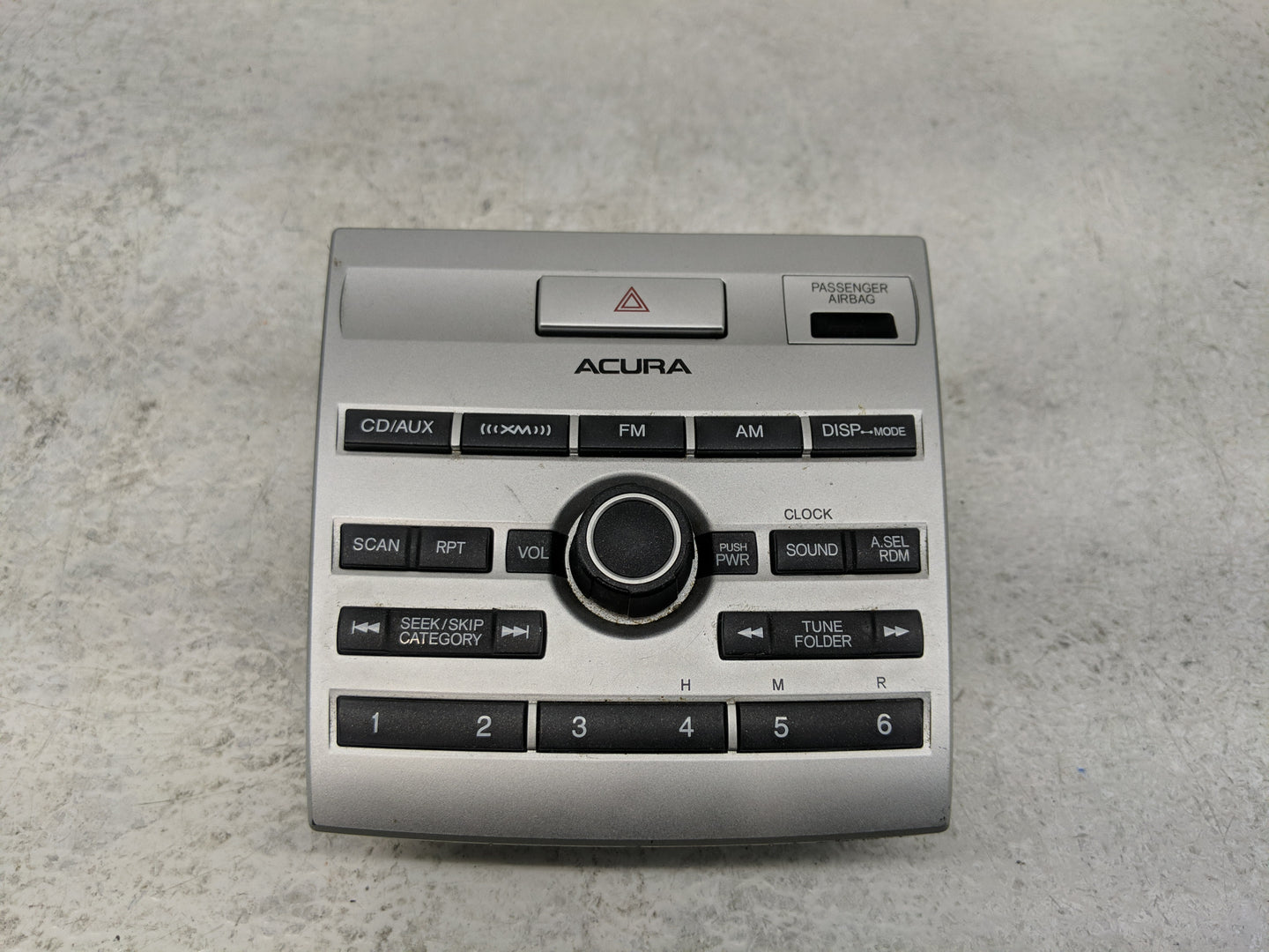 2008-2009 Acura Rdx Radio Control Panel - Oemusedautoparts1.com