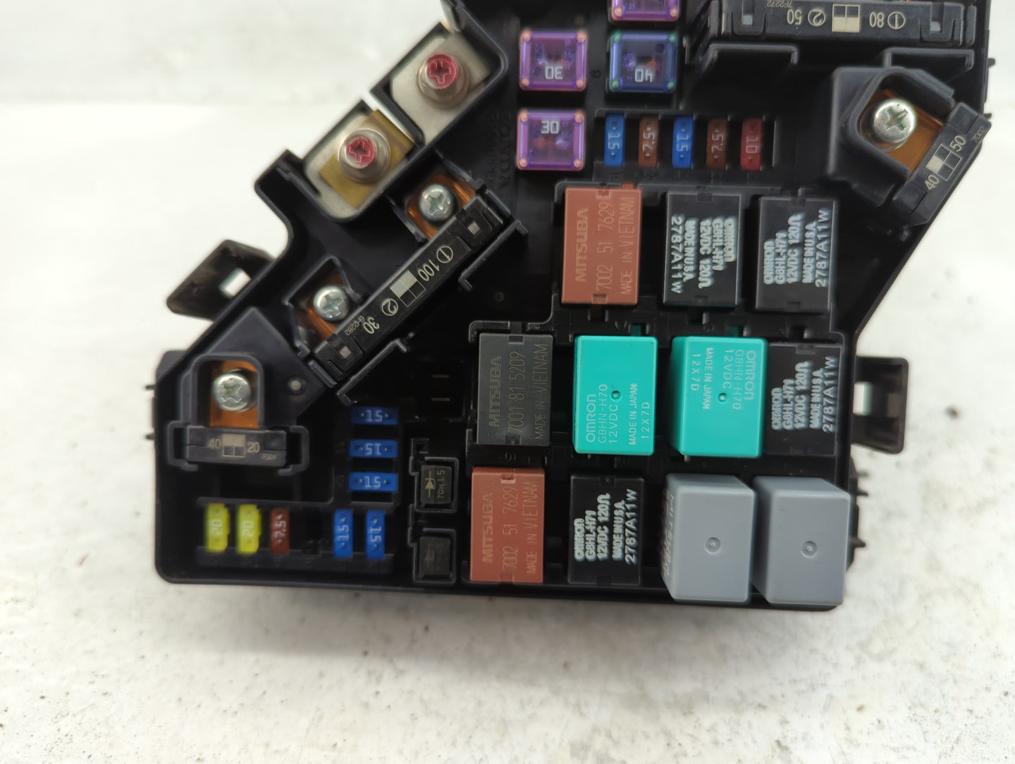 2007-2012 Acura Rdx Fusebox Fuse Box Panel Relay Module P/N:SVAA020V Fits Fits 2007 2008 2009 2010 2011 2012 OEM Used Auto P