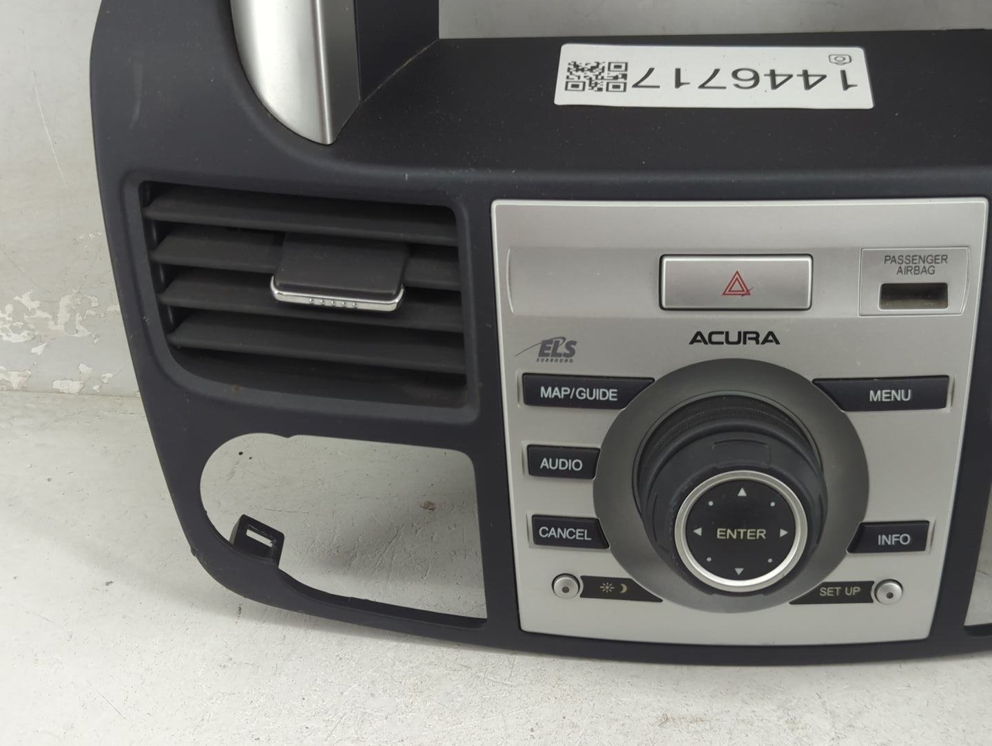2008 Acura Rdx Radio Control Panel - Oemusedautoparts1.com