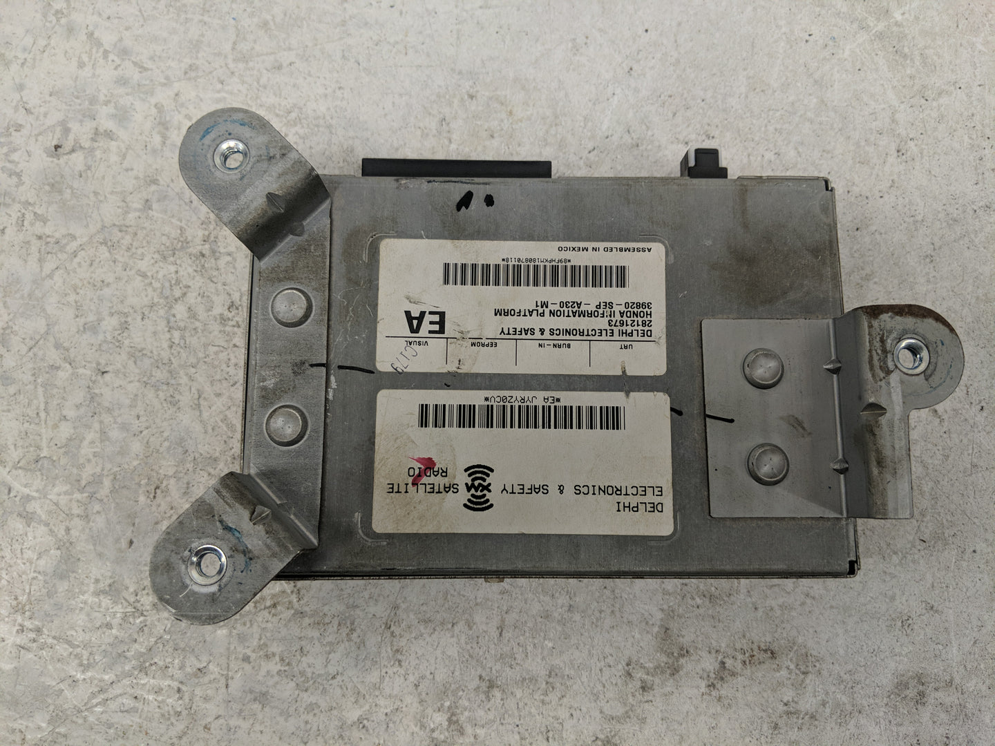 2006-2008 Acura Tl Radio AM FM Cd Player Receiver Replacement P/N:39820-SEP-A230-M1 Fits Fits 2006 2007 2008 OEM Used Auto P