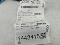 2004-2008 Acura Tl Climate Control Module Temperature AC/Heater Replacement Fits Fits 2004 2005 2006 2007 2008 OEM Used Auto