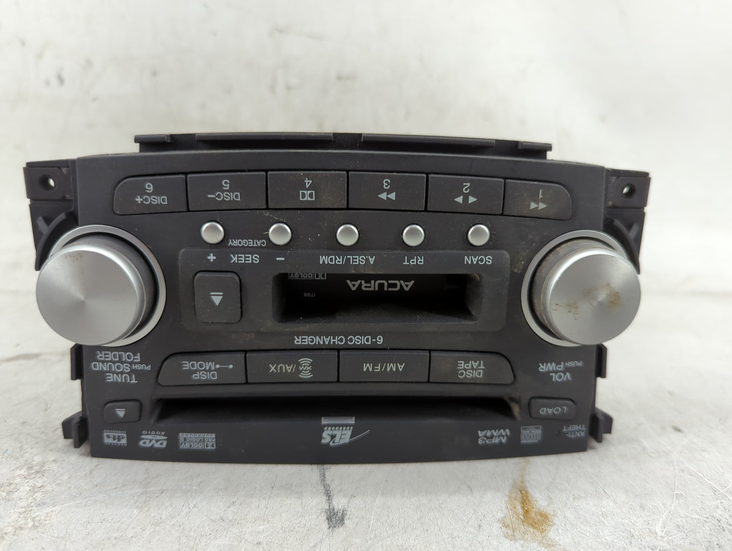 2007-2008 Acura Tl Radio AM FM Cd Player Receiver Replacement P/N:39100-SEP-A600 MCQEH3661Z Fits Fits 2007 2008 OEM Used Aut