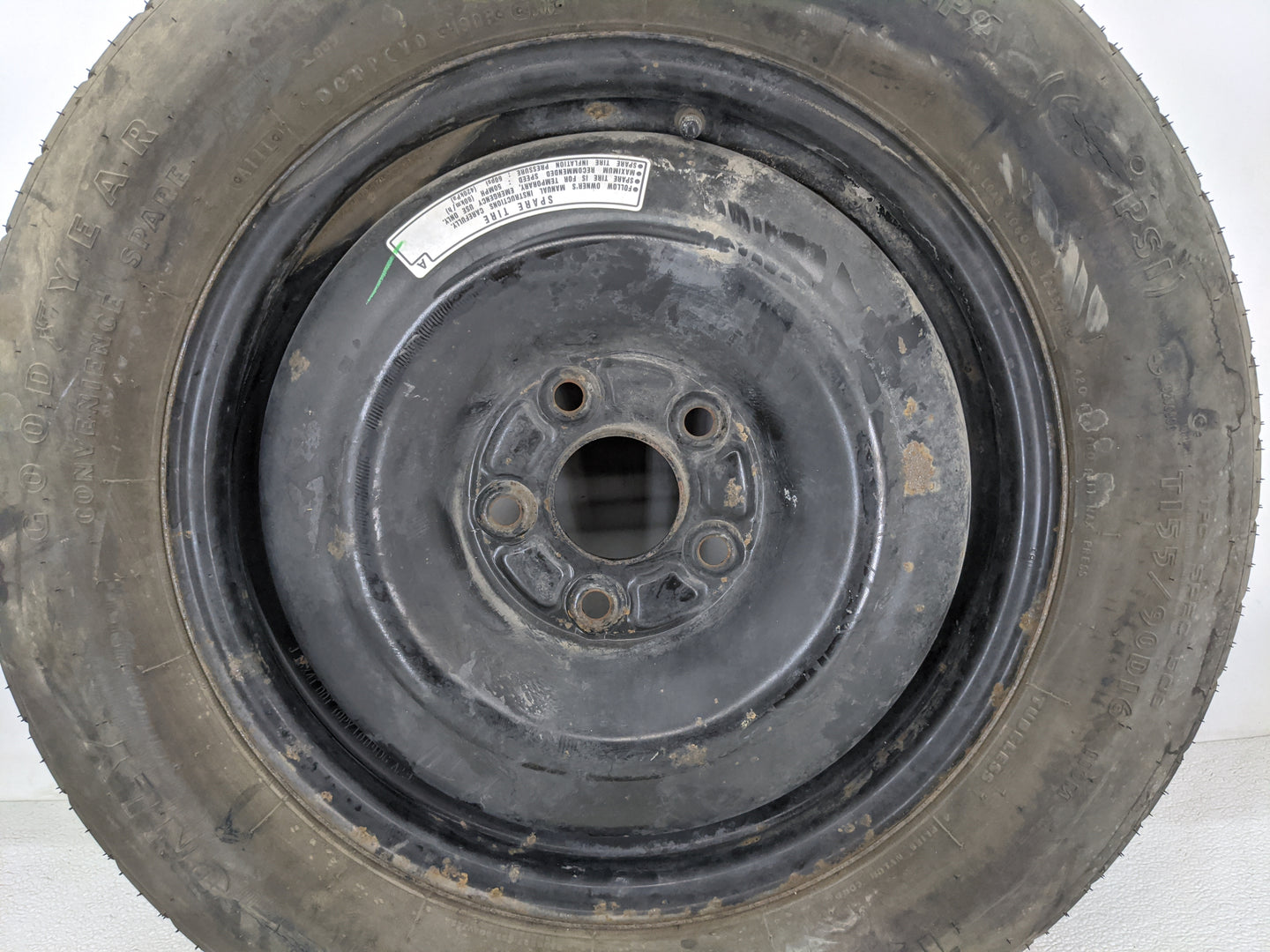 1999-2008 Acura Tl Spare Donut Tire Wheel Rim Oem - Oemusedautoparts1.com