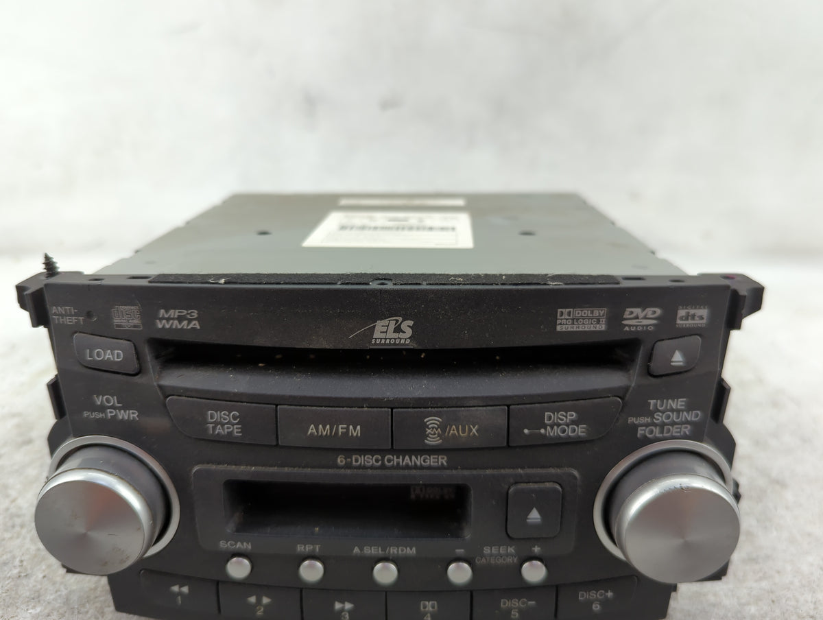 2007-2008 Acura Tl Radio AM FM Cd Player Receiver Replacement P/N:39100-SEP-A100 MCQEH3660Z Fits Fits 2007 2008 OEM Used Aut