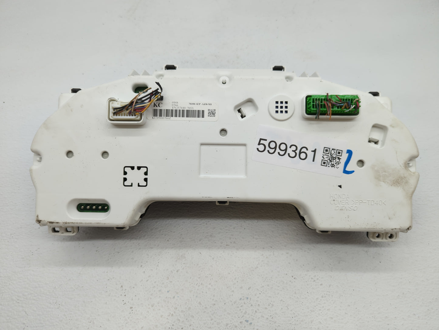 2007-2008 Acura Tl Instrument Cluster Speedometer Gauges P/N:78100-SEP-A430-M1 Fits Fits 2007 2008 OEM Used Auto Parts - Oem