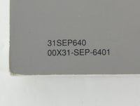 2008 Acura Tl Owners Manual Book Guide P/N:00X31-SEP-6401 31SEP640 OEM Used Auto Parts - Oemusedautoparts1.com