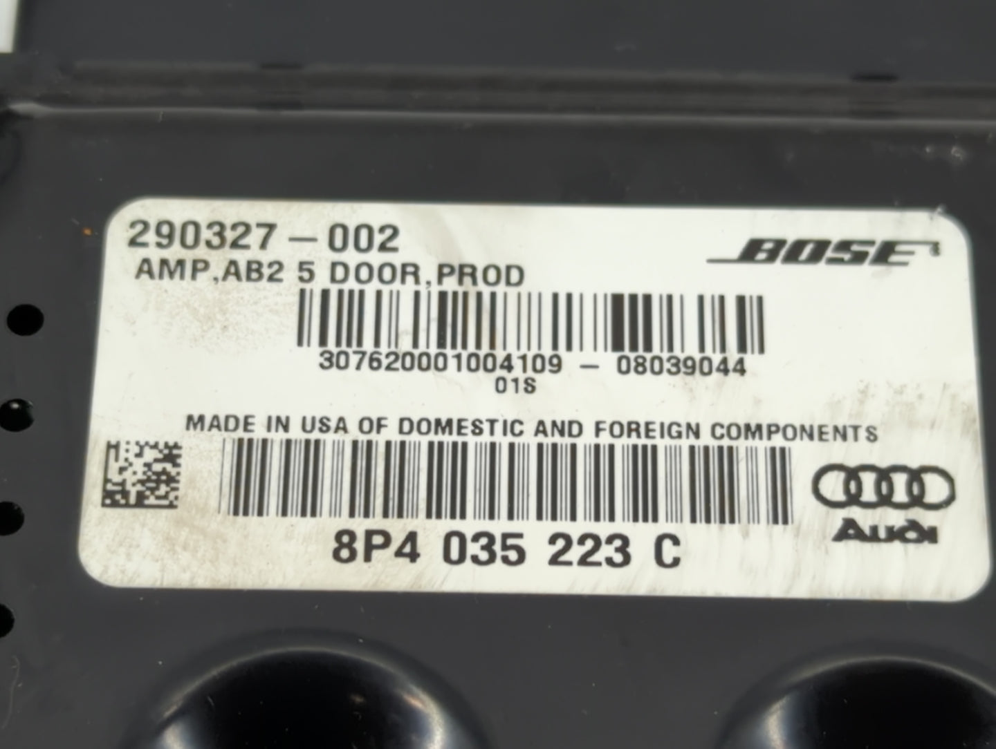 2006-2008 Audi A3 Radio Speaker Amplifier 8p4 035 223 C - Oemusedautoparts1.com