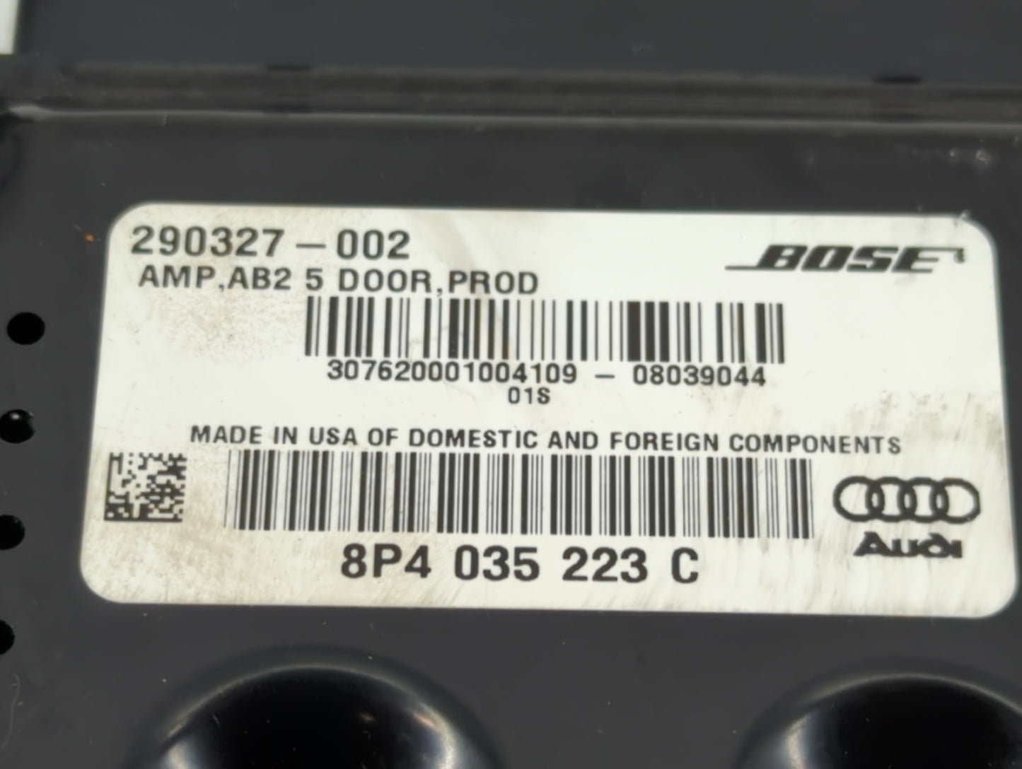 2006-2008 Audi A3 Radio Speaker Amplifier 8p4 035 223 C - Oemusedautoparts1.com