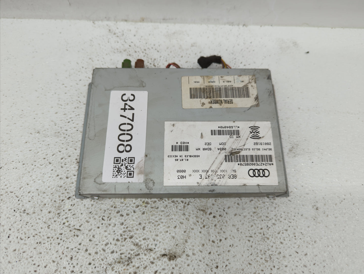 2006-2008 Audi A3 Am Fm Cd Player Radio Receiver - Oemusedautoparts1.com