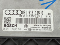 2008-2009 Audi A4 PCM Engine Control Computer ECU ECM PCU OEM P/N:8E1 910 115 G Fits Fits 2008 2009 OEM Used Auto Parts - Oe