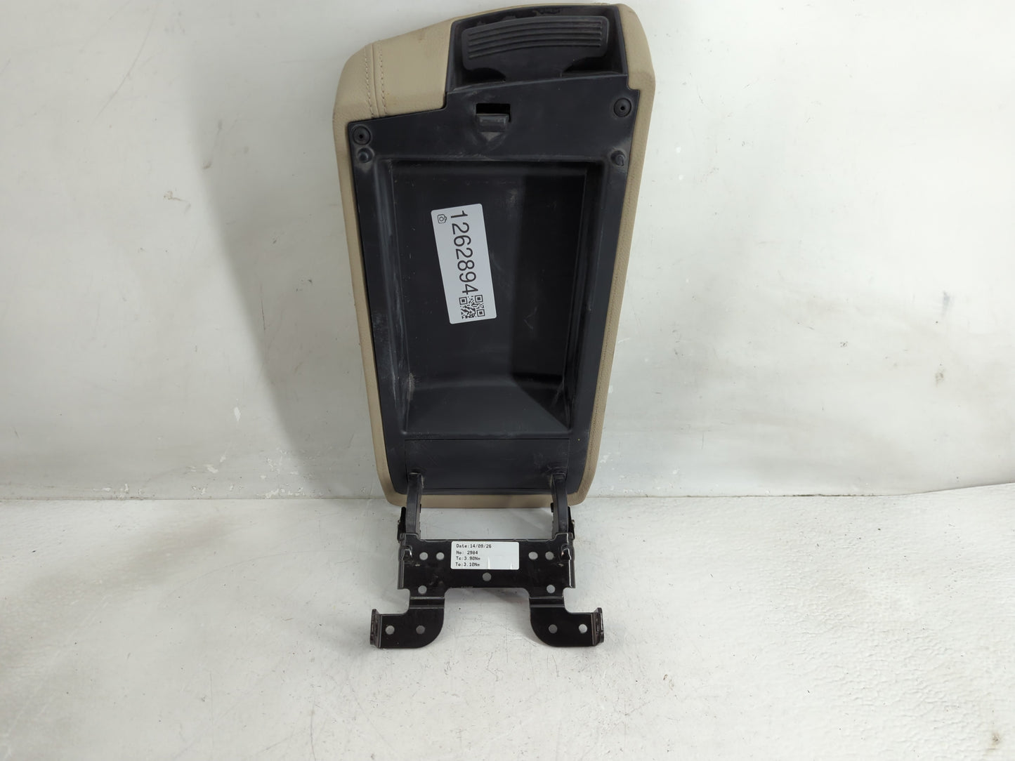2008 Audi A4 Center Console Armrest Cover Lid Fits OEM Used Auto Parts - Oemusedautoparts1.com