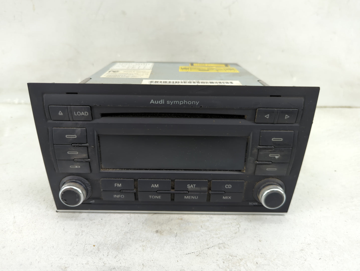 2008 Audi A4 Radio AM FM Cd Player Receiver Replacement P/N:8E0035195AC 7646019380 Fits OEM Used Auto Parts - Oemusedautopar