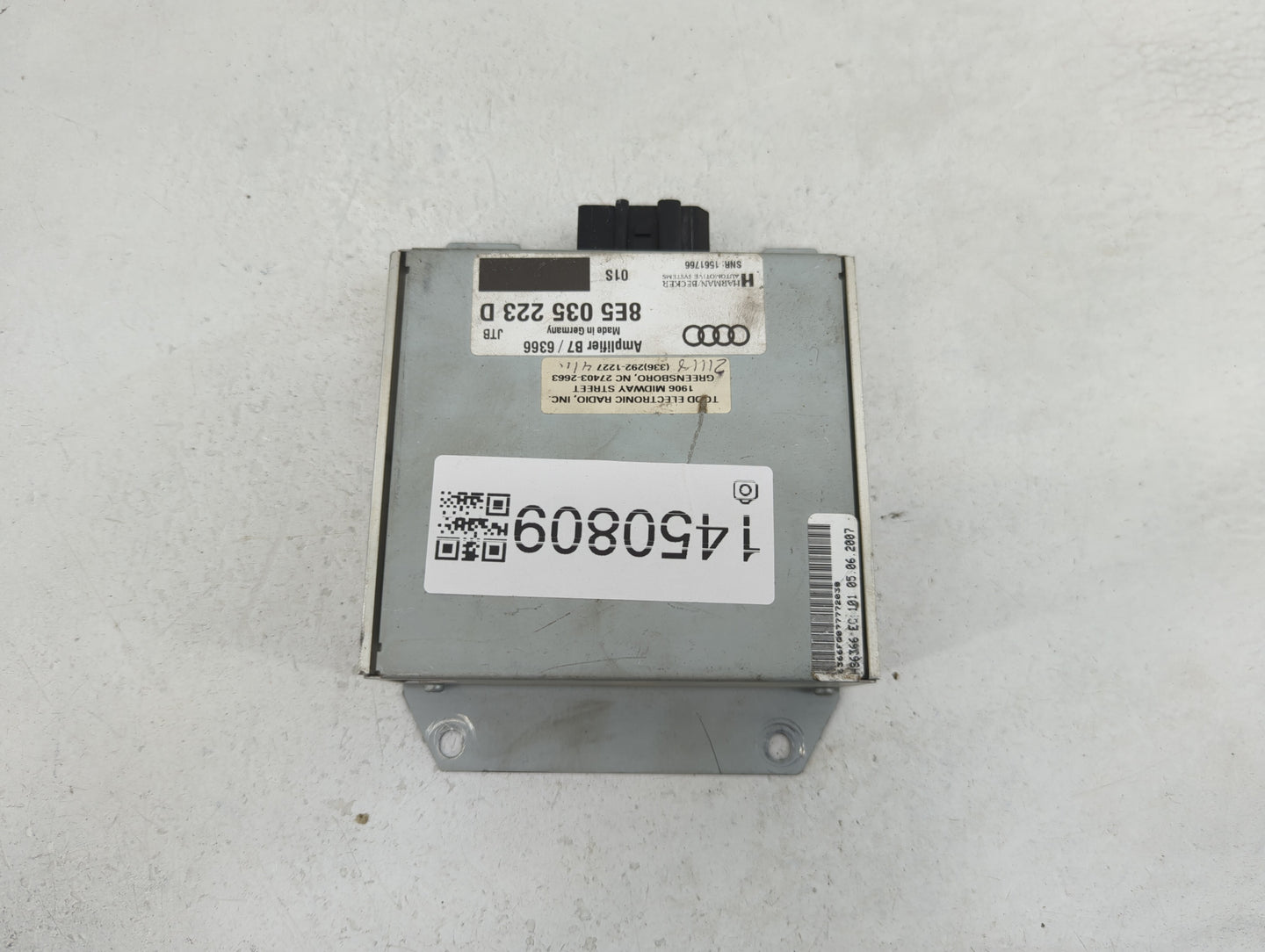 2005-2008 Audi A4 Radio Speaker Amplifier 8e5035223d|8e5 035 223 D - Oemusedautoparts1.com