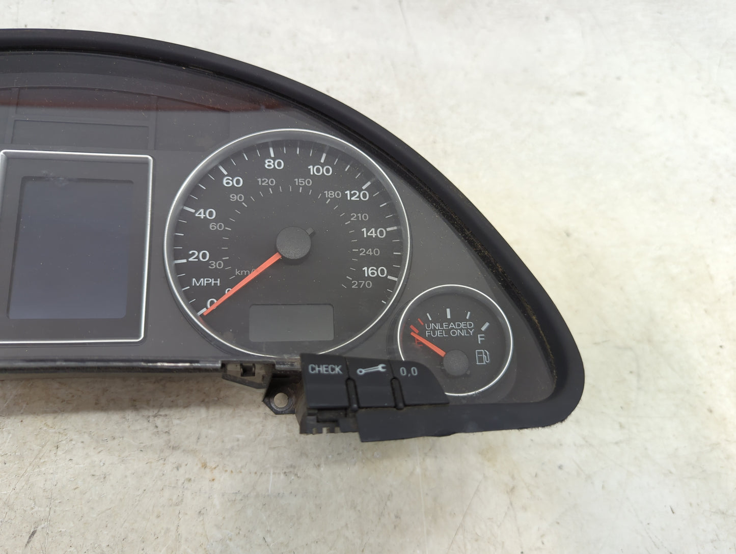 2006-2008 Audi A4 Instrument Cluster Speedometer Gauges Miles: Fits Fits 2006 2007 2008 OEM Used Auto Parts - Oemusedautopar