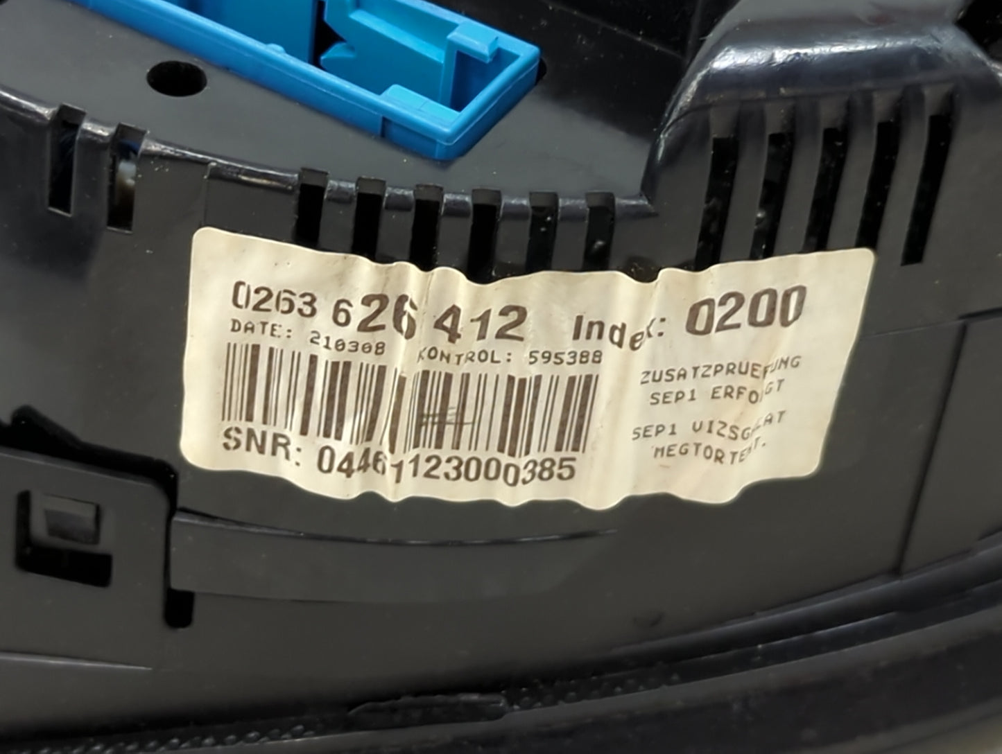 2006-2008 Audi A4 Instrument Cluster Speedometer Gauges Miles: Fits Fits 2006 2007 2008 OEM Used Auto Parts - Oemusedautopar
