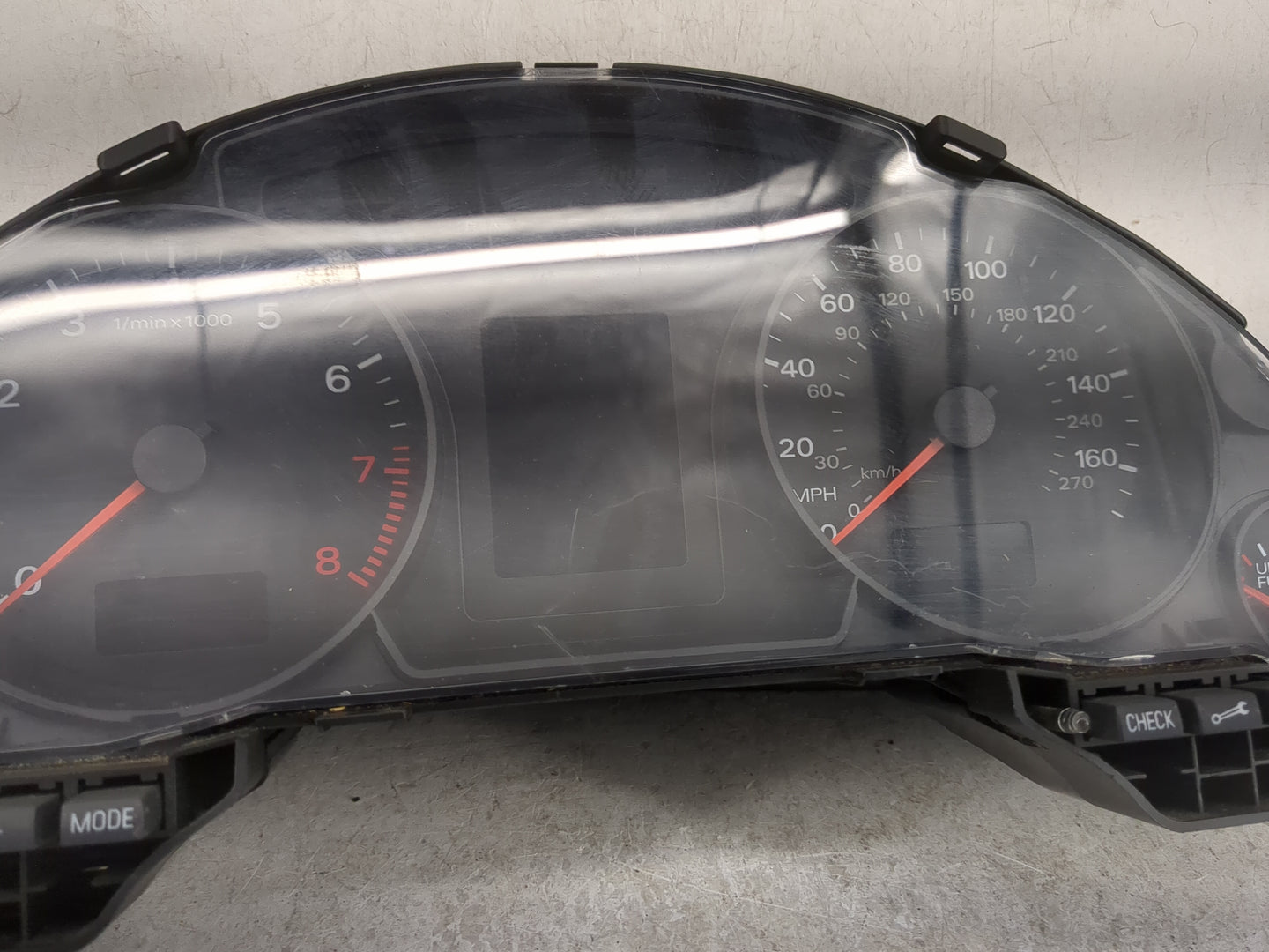 2007-2009 Audi A4 Instrument Cluster Speedometer Gauges P/N:0263642064 Miles: Fits Fits 2007 2008 2009 OEM Used Auto Parts -