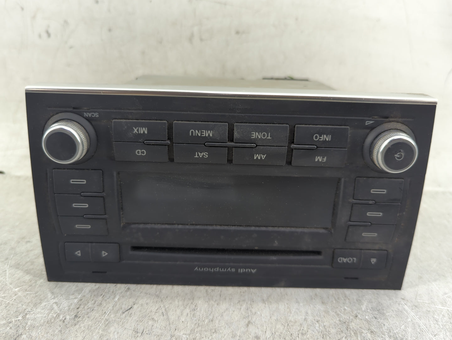 2008 Audi A4 Radio AM FM Cd Player Receiver Replacement P/N:8E0035195AF 7647034380 Fits OEM Used Auto Parts - Oemusedautopar