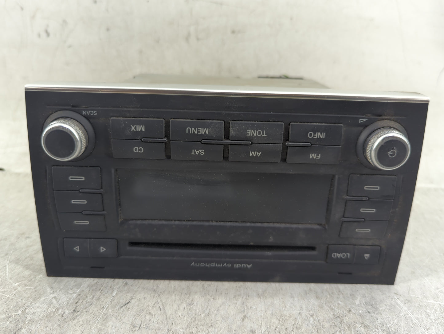 2008 Audi A4 Radio AM FM Cd Player Receiver Replacement P/N:8E0035195AF 7647034380 Fits OEM Used Auto Parts - Oemusedautopar