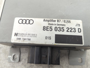 2008 Audi A4 Radio Speaker Amplifier 8e5035223d|b7/6366