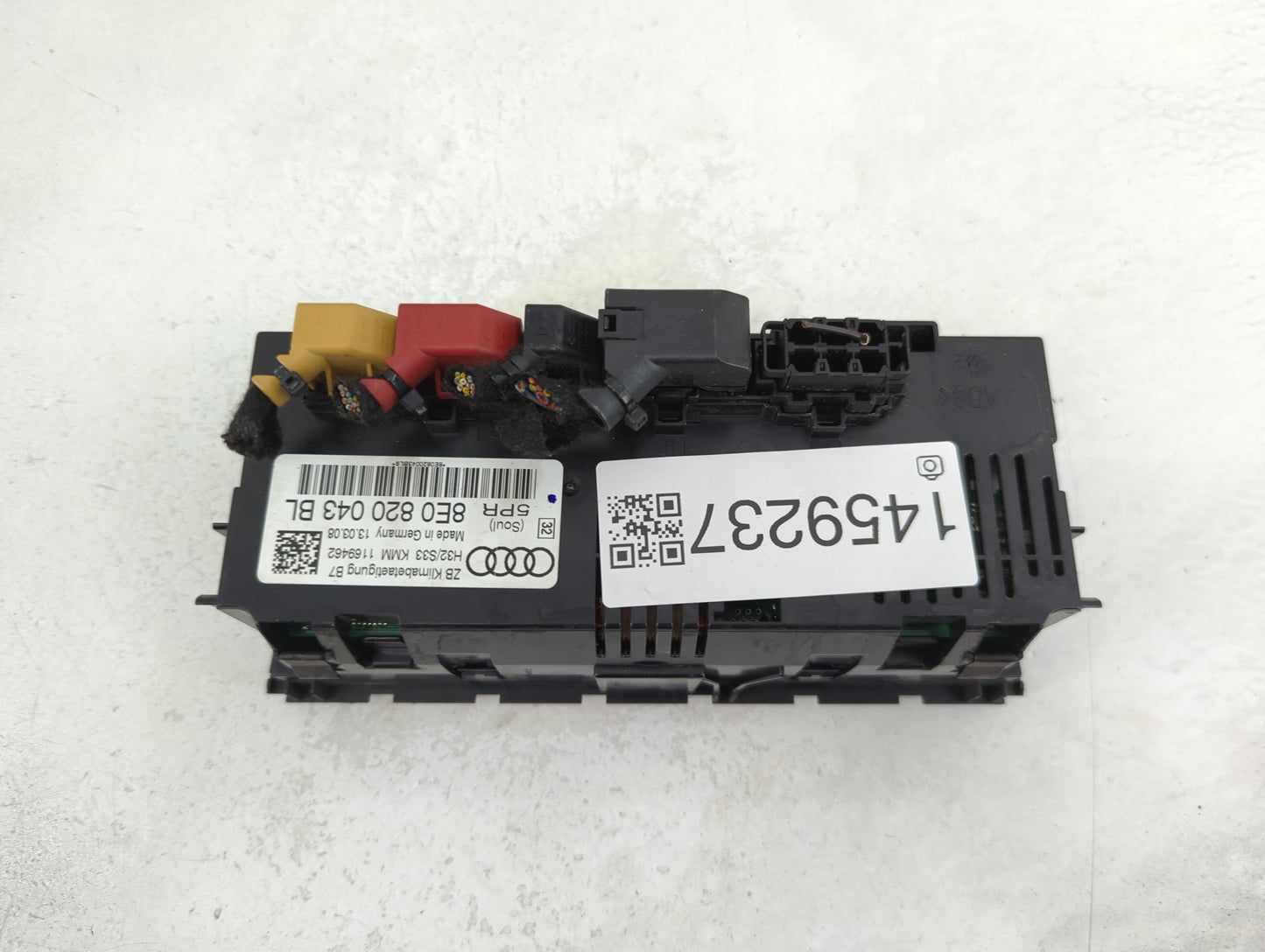 2005-2009 Audi A4 Climate Control Module Temperature AC/Heater Replacement P/N:8E0820043BL 8E0820043BLS Fits OEM Used Auto P