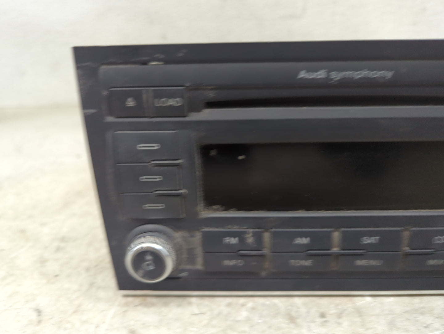 2008 Audi A4 Radio AM FM Cd Player Receiver Replacement P/N:8E0035195AF 7647034380, AUZ1Z4H27A2004 Fits OEM Used Auto Parts 