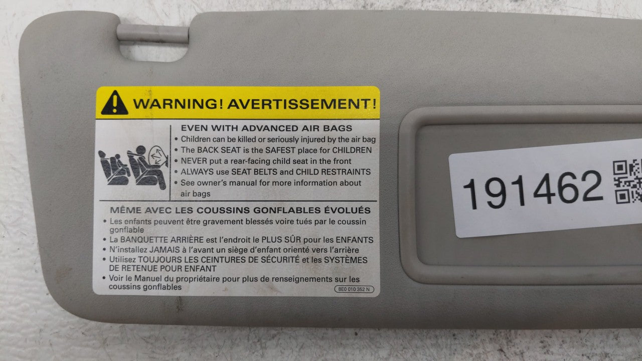 2002-2008 Audi A4 Sun Visor Shade Replacement Passenger Right Mirror Fits Fits 2002 2003 2004 2005 2006 2007 2008 OEM Used A