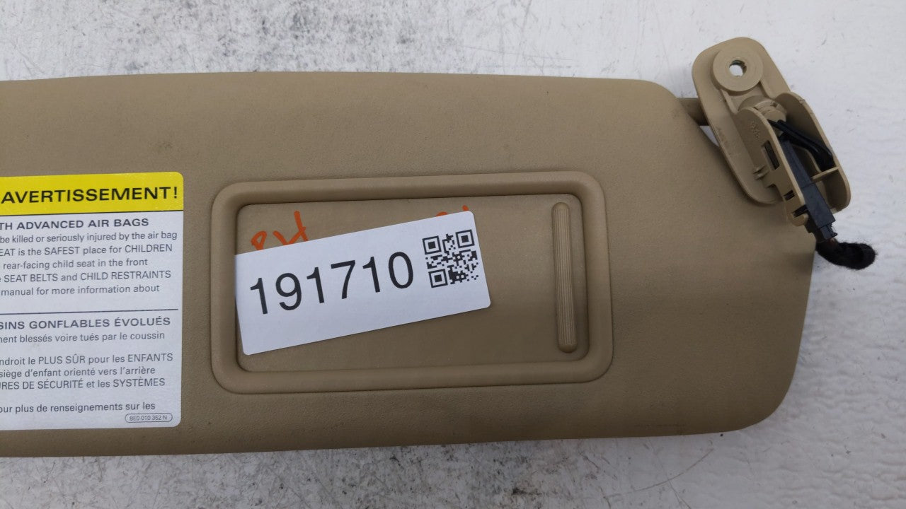 2002-2008 Audi A4 Sun Visor Shade Replacement Passenger Right Mirror Fits Fits 2002 2003 2004 2005 2006 2007 2008 OEM Used A