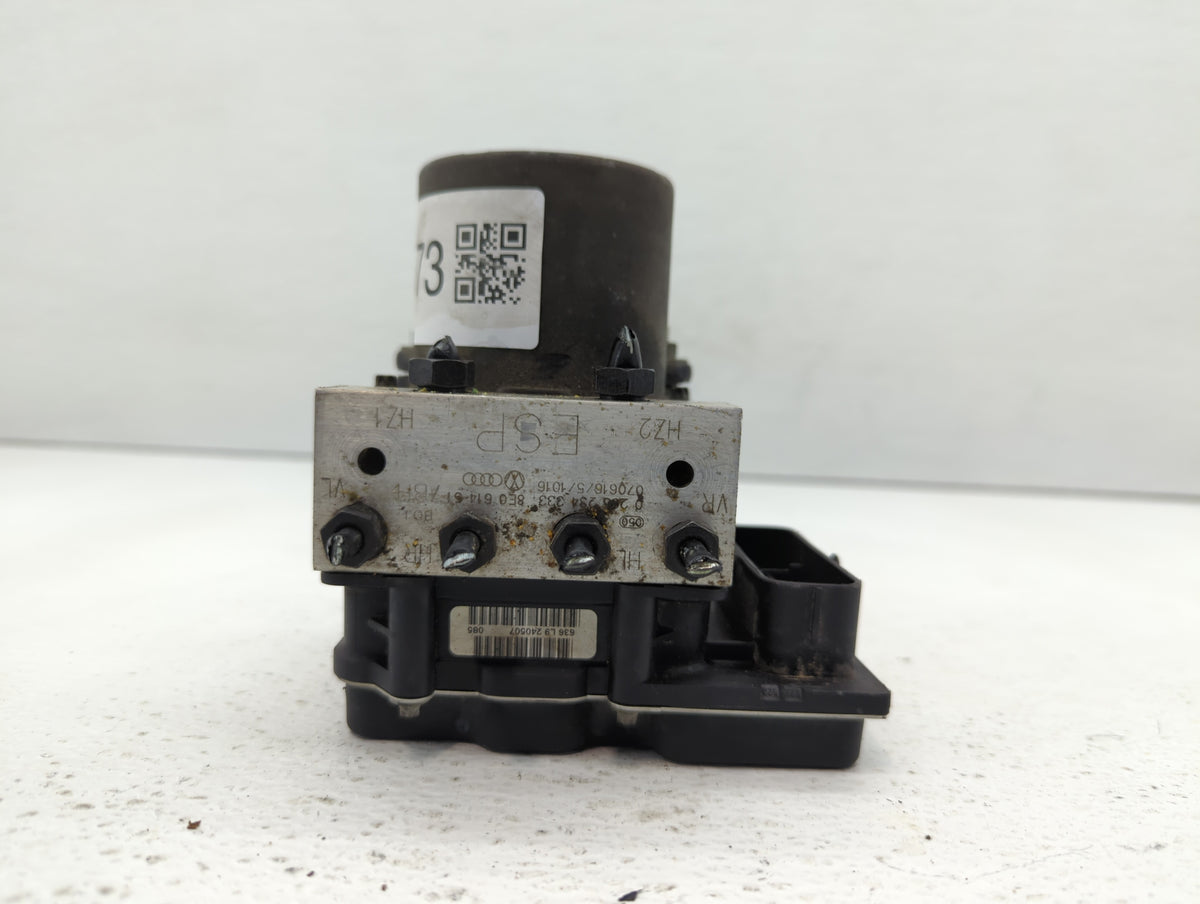 2007-2009 Audi A4 Anti-Lock Brake ABS Pump Module Actuator OEM P/N:8R0 614 517D 8E0 614 517BF Fits Fits 2007 2008 2009 OEM U
