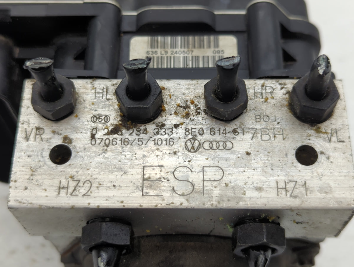 2007-2009 Audi A4 Anti-Lock Brake ABS Pump Module Actuator OEM P/N:8R0 614 517D 8E0 614 517BF Fits Fits 2007 2008 2009 OEM U